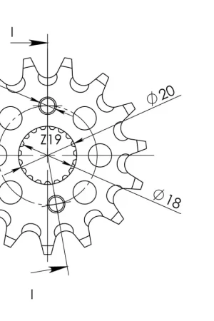 SUPERSPROX - FRONT 14T, 420 - Sprockets - Compatibel met Honda Crf 150 r Gecertificeerd